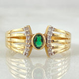 Anillo Cetro Rayado 2.95gr / T7 1/2 / Oro Amarillo 18K