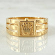 Crown Ring 3gr / Size 8 / 18K Yellow Gold ©