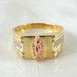 Virgin Milagrosa Ring 5.4gr / Size 10 / Two-tone Yellow and Rose Gold 18K ©