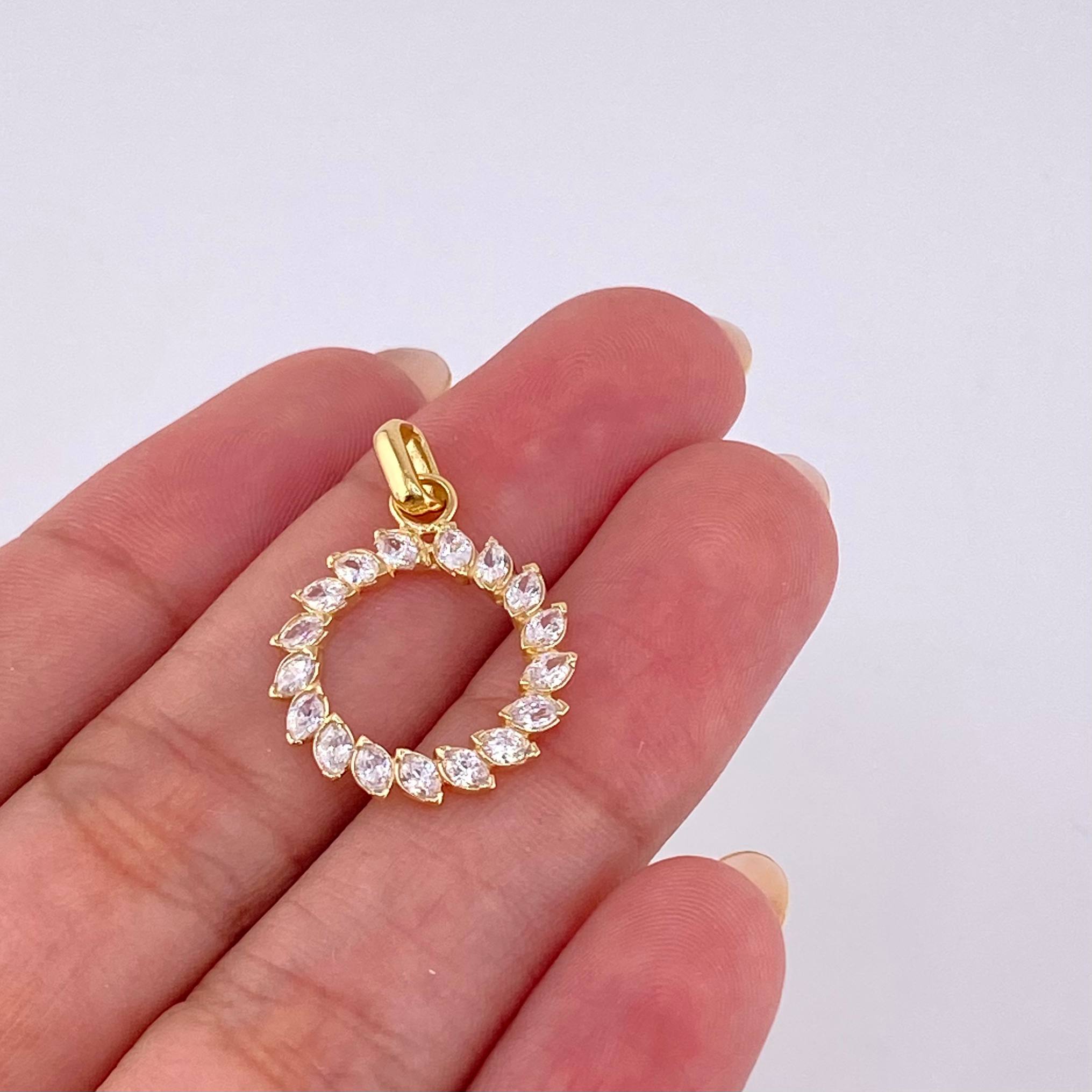 Dragon Tail Pendant 1.85 g / 1 in 18K Yellow Gold