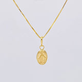 Set Cadena Veneciana + Dije Virgen Milagrosa / 1.35g / 16 in Oro Amarillo 18K