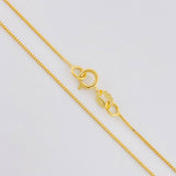 Set Cadena Veneciana + Dije Guadalupe / 1.6g / 20 in Oro Amarillo 18K