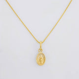 Set Cadena Veneciana + Dije Milagrosa / 1.05g / 16 in Oro Amarillo 18K