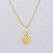 Set Cadena Veneciana + Dije Guadalupe / 1.6g / 20 in Oro Amarillo 18K