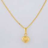 Venetian Chain Set + Heart Pendant / 1.25g / 16 in 18K Yellow Gold