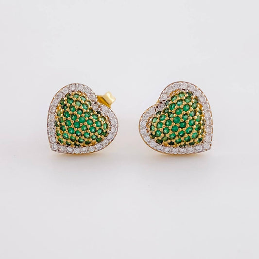 Topos Corazón Tupido 3.25g / in / 11.2mm Oro Amarillo 18K