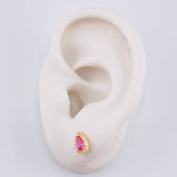 Topos Gota Tupida 1.15g / in / 8.25mm Oro Amarillo 18K