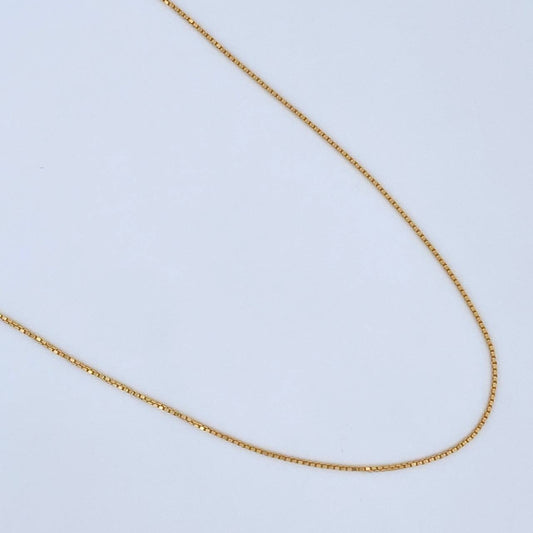 Cadena Veneciana 2.5gr /  / 42.8cm / Oro Amarillo +3 18K $