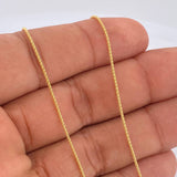 Cord Chain 1.85gr / 17.5in / 18K Gold +3 $