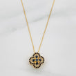 Set Venetian Chain + Clover Pendant / 2.4g / 18 in Yellow Gold 18K