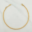Pulso Modulable Militar 3.8 g / 7 in - 7 3/4 in / 3 mm Oro Amarillo 18K