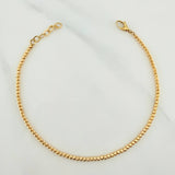 Pulso Modulable Militar 3.8 g / 7 in - 7 3/4 in / 3 mm Oro Amarillo 18K