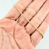 Pulso Modulable Militar 3.8 g / 7 in - 7 3/4 in / 3 mm Oro Amarillo 18K