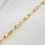 Pulso Rustico Reloj De Arena 3.8 g / 8 1/4 in / 3.5 mm Oro Amarillo 18K