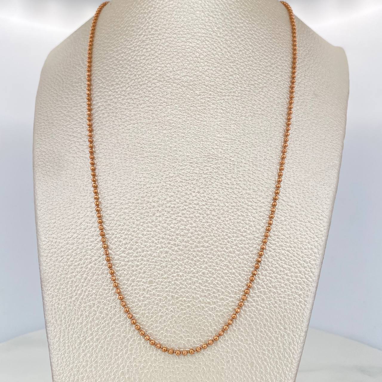 Military Chain 6.5 g / 20 1/2 in / 1.78 mm 18K Rose Gold