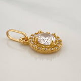 Dije Halo 1.8 g / 3/4 in Oro Amarillo 18K