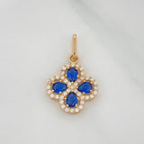 Dije Trebol 1.6 g / 3/4 in Oro Amarillo 18K