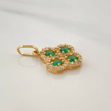 Clover Pendant 1.6 g / 3/4 in 18K Yellow Gold