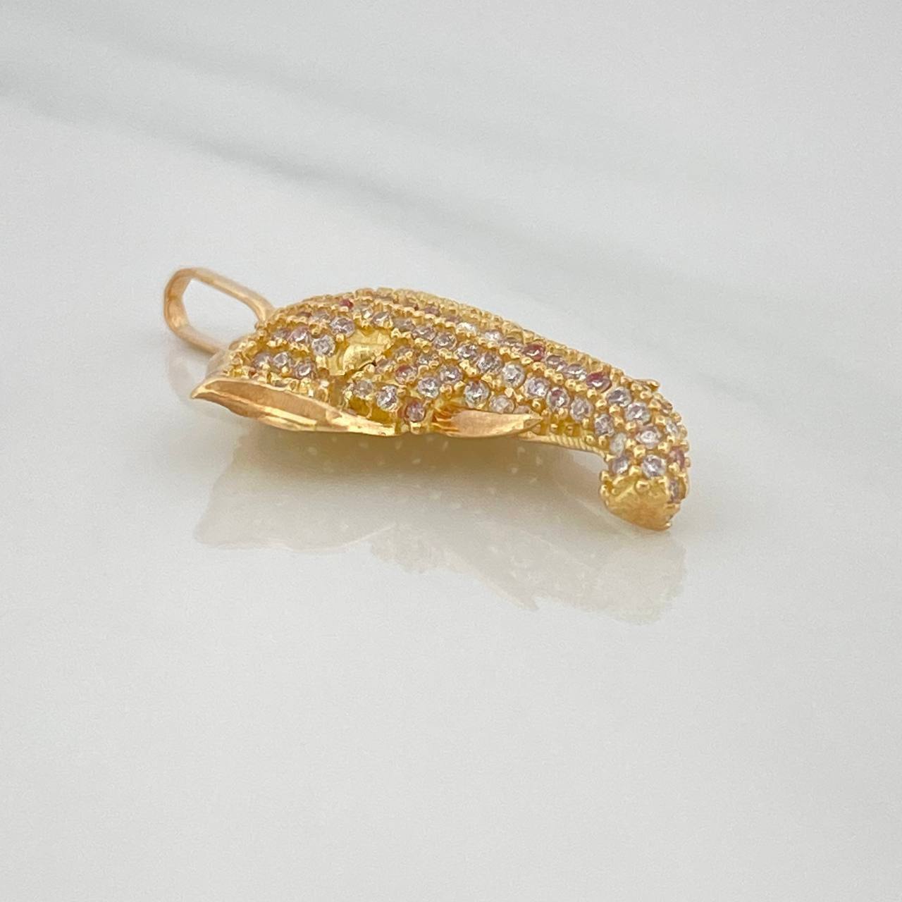 Dije Elefante 3 g / 1 1/4 in Oro Amarillo 18K