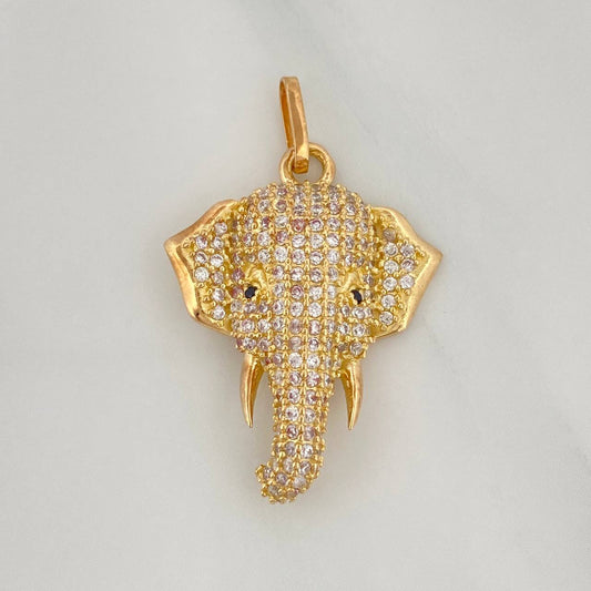 Dije Elefante 3 g / 1 1/4 in Oro Amarillo 18K