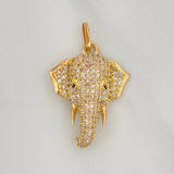 Dije Elefante 3 g / 1 1/4 in Oro Amarillo 18K