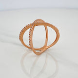 Double Spiral Ring 3.7 g / T10 1/2 18K Rose Gold