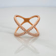 Double Spiral Ring 3.7 g / T10 1/2 18K Rose Gold