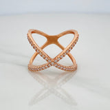 Double Spiral Ring 3.7 g / T10 1/2 18K Rose Gold