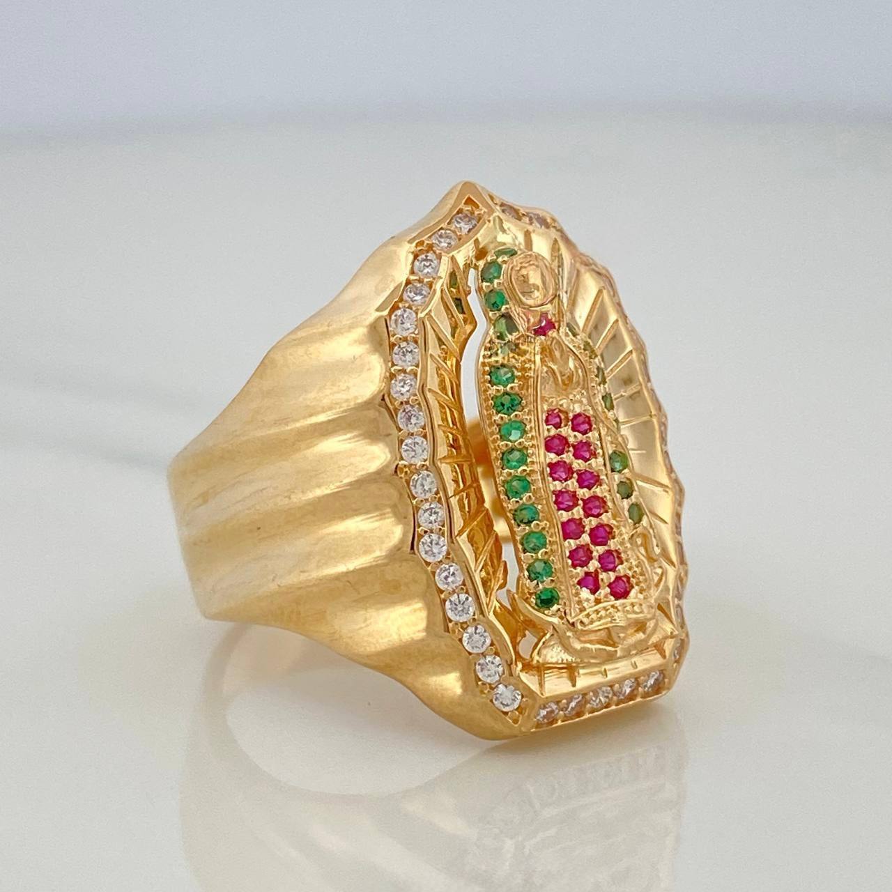 Anillo Virgen Guadalupe 10.75 g / T9 Oro Amarillo 18K