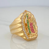 Anillo Virgen Guadalupe 10.75 g / T9 Oro Amarillo 18K