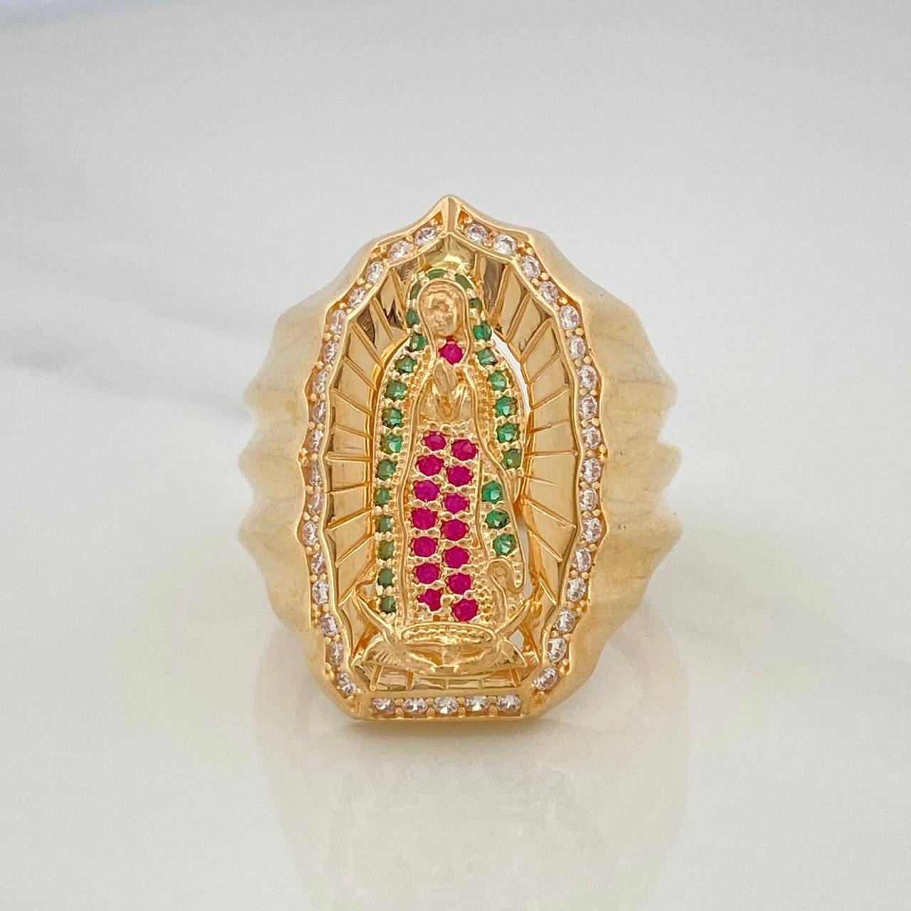 Anillo Virgen Guadalupe 10.75 g / T9 Oro Amarillo 18K