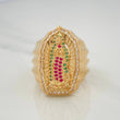 Anillo Virgen Guadalupe 10.75 g / T9 Oro Amarillo 18K