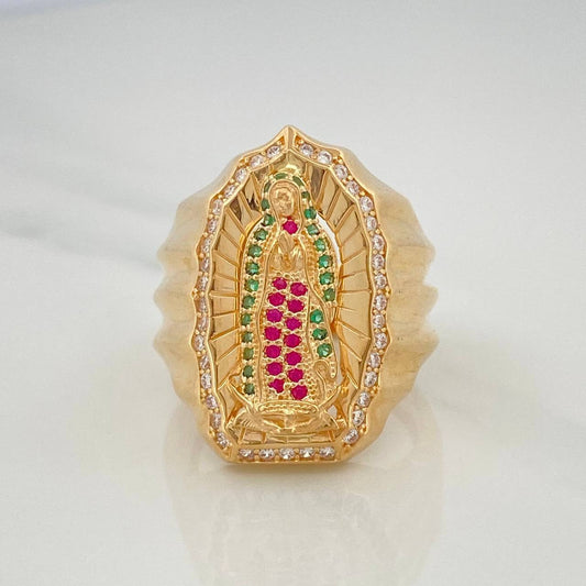 Anillo Virgen Guadalupe 10.75 g / T9 Oro Amarillo 18K
