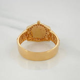 Ring Band Crown 5.9 g / T8 3/4 Two Yellow White Gold 18K