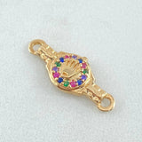 Herraje Correa Corona 1.15gr / 2.2cm / Oro Amarillo 18K *