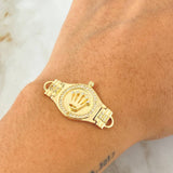 Charm Crown Strap 5.35gr / 3.5cm / 18K Yellow Gold ©
