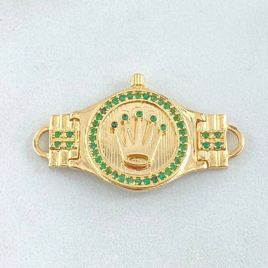 Herraje Correa Corona 5.25gr / 3.5cm / Oro Amarillo 18K ©