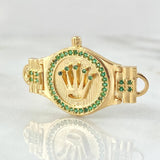 Herraje Correa Corona 5.25gr / 3.5cm / Oro Amarillo 18K ©