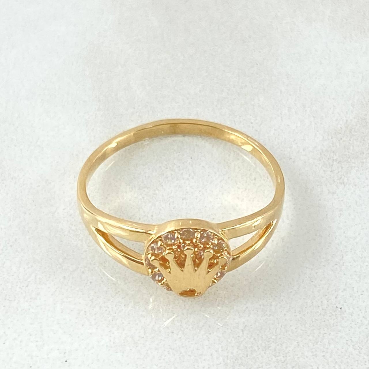 Crown Ring 2.5gr / Size 7 / 18K Yellow Gold ©