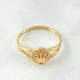 Crown Ring 2.5gr / Size 7 / 18K Yellow Gold ©