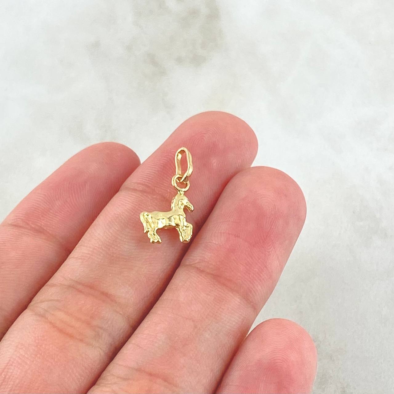 Pendant Horse 0.5gr / 1.8cm / 18K Yellow Gold