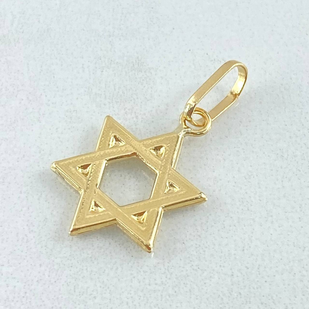 Pendant Star of David 1gr / 2.5cm / 18K Yellow Gold