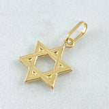Pendant Star of David 1gr / 2.5cm / 18K Yellow Gold