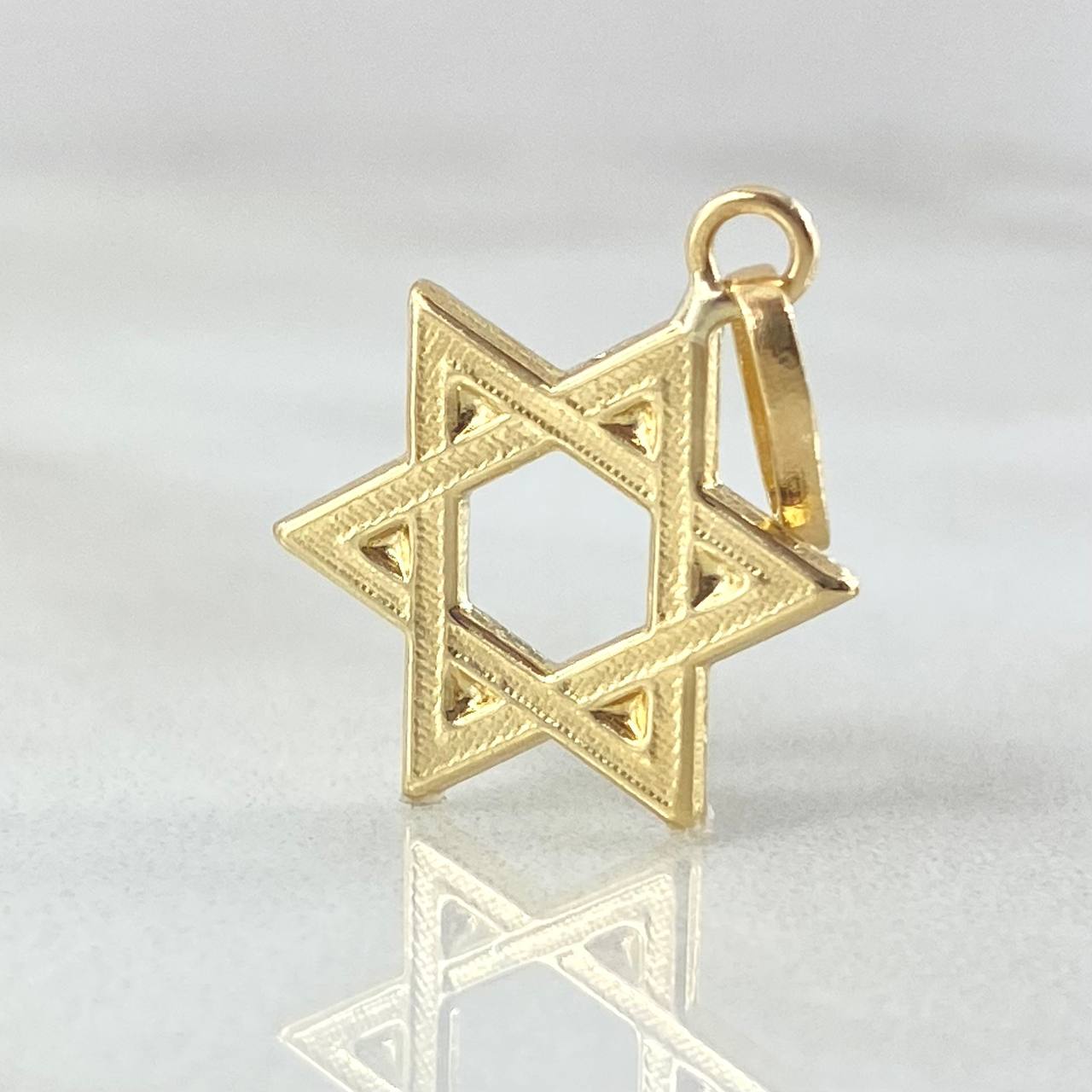 Pendant Star of David 1gr / 2.5cm / 18K Yellow Gold