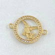 San Miguel Archangel Charm 1.75gr / 2.3cm / 18K Yellow Gold