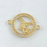 San Miguel Archangel Charm 1.75gr / 2.3cm / 18K Yellow Gold