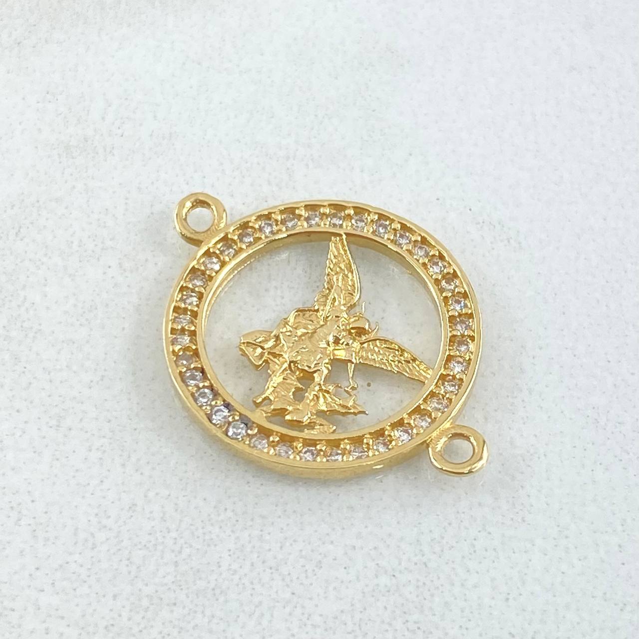 San Miguel Archangel Charm 1.75gr / 2.3cm / 18K Yellow Gold