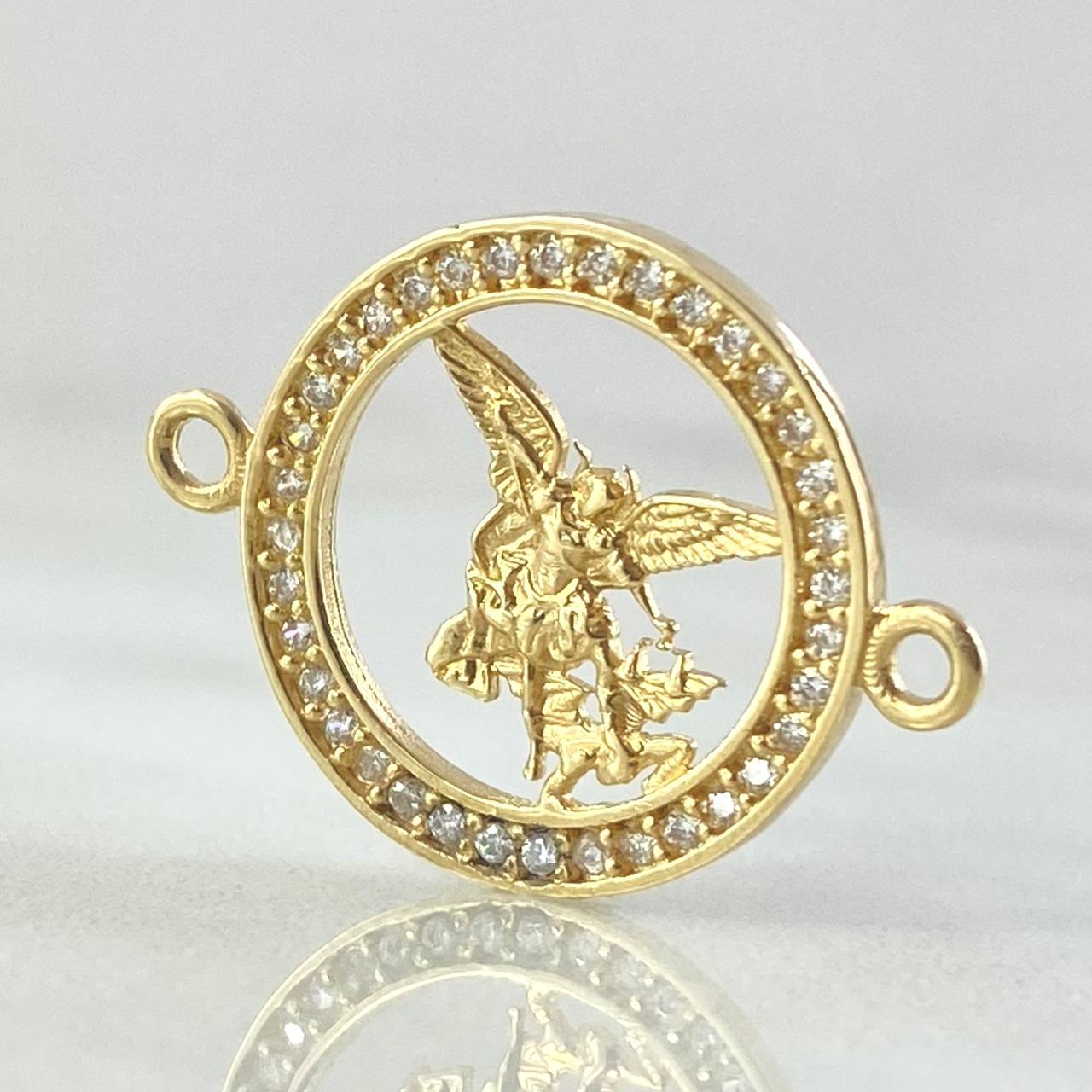 San Miguel Archangel Charm 1.65gr / 2.3cm / 18K Yellow Gold