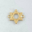 Charm Star of David 0.9gr / 1.6cm / 18K Yellow Gold