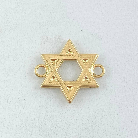 Charm Star of David 0.9gr / 1.6cm / 18K Yellow Gold